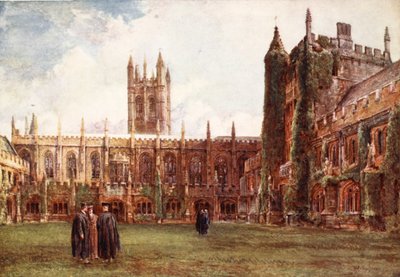 The Cloisters, Magdalen College, 1903 by John Fulleylove